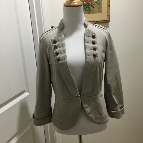 Vintage 90s H&M Military Style Jacket - Picture 3 of 11